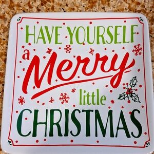 Holly Hill square Christmas dish